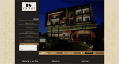 Desktop Screenshot of hotelkrome.com